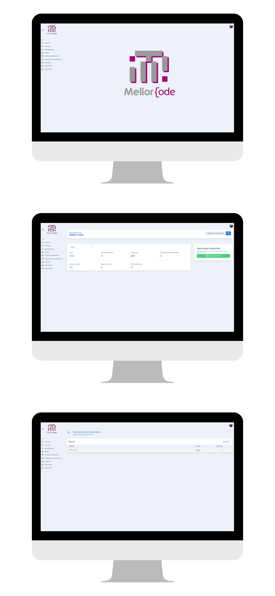 Melior Code | Credencial Digital | CRM